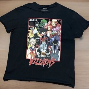 Black Graphic Tee - League of Villains